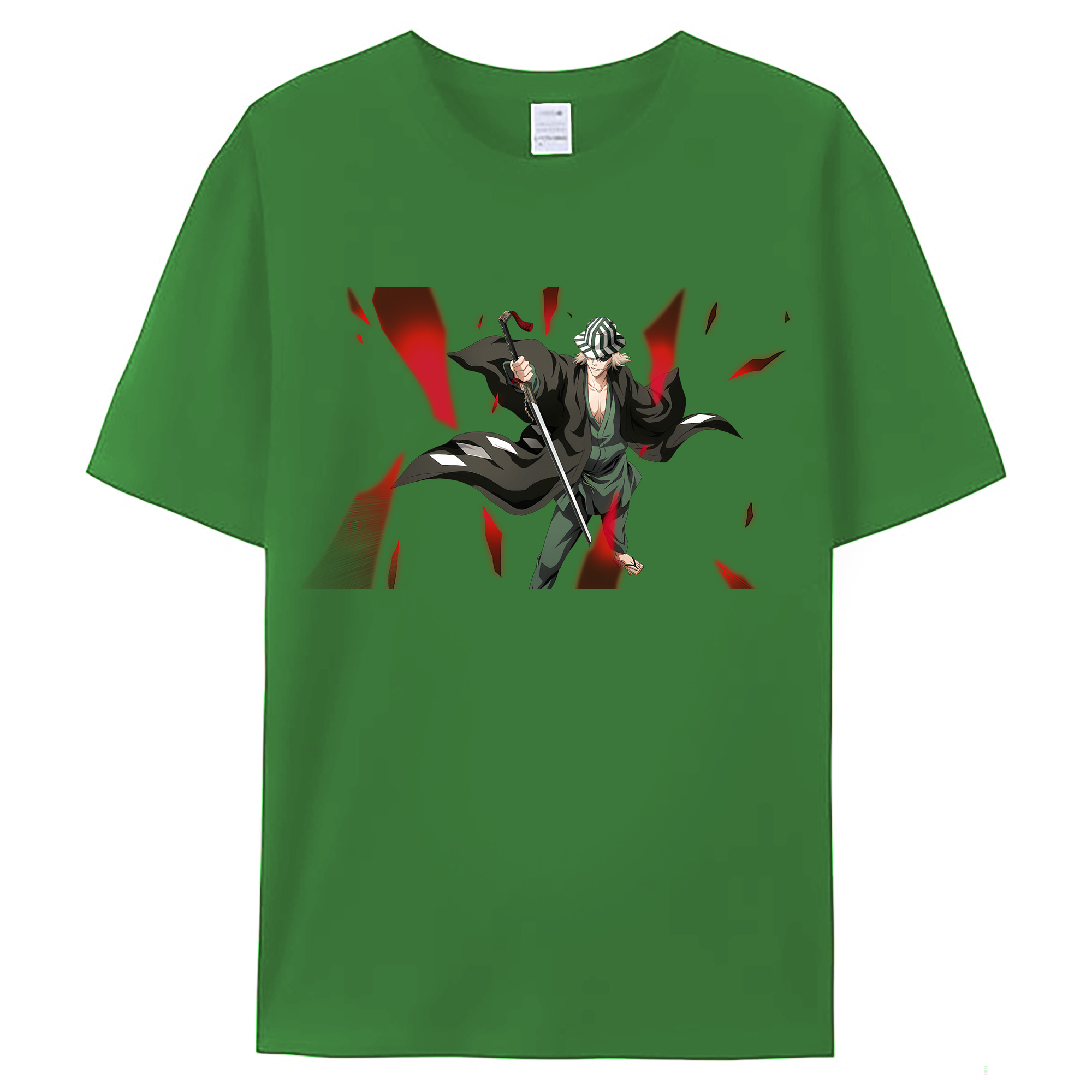 （画像用） "ブリーチ 浦原 喜助（うらはら きすけ） BLEACH Urahara Kisuke " レディースカジュアルプリントTシャツ（綿100％）